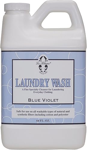 Le Blanc® Blue Violet Laundry Wash - Limpiador de ropa de lujo para ropa diaria, 64 onzas (1 paquete)