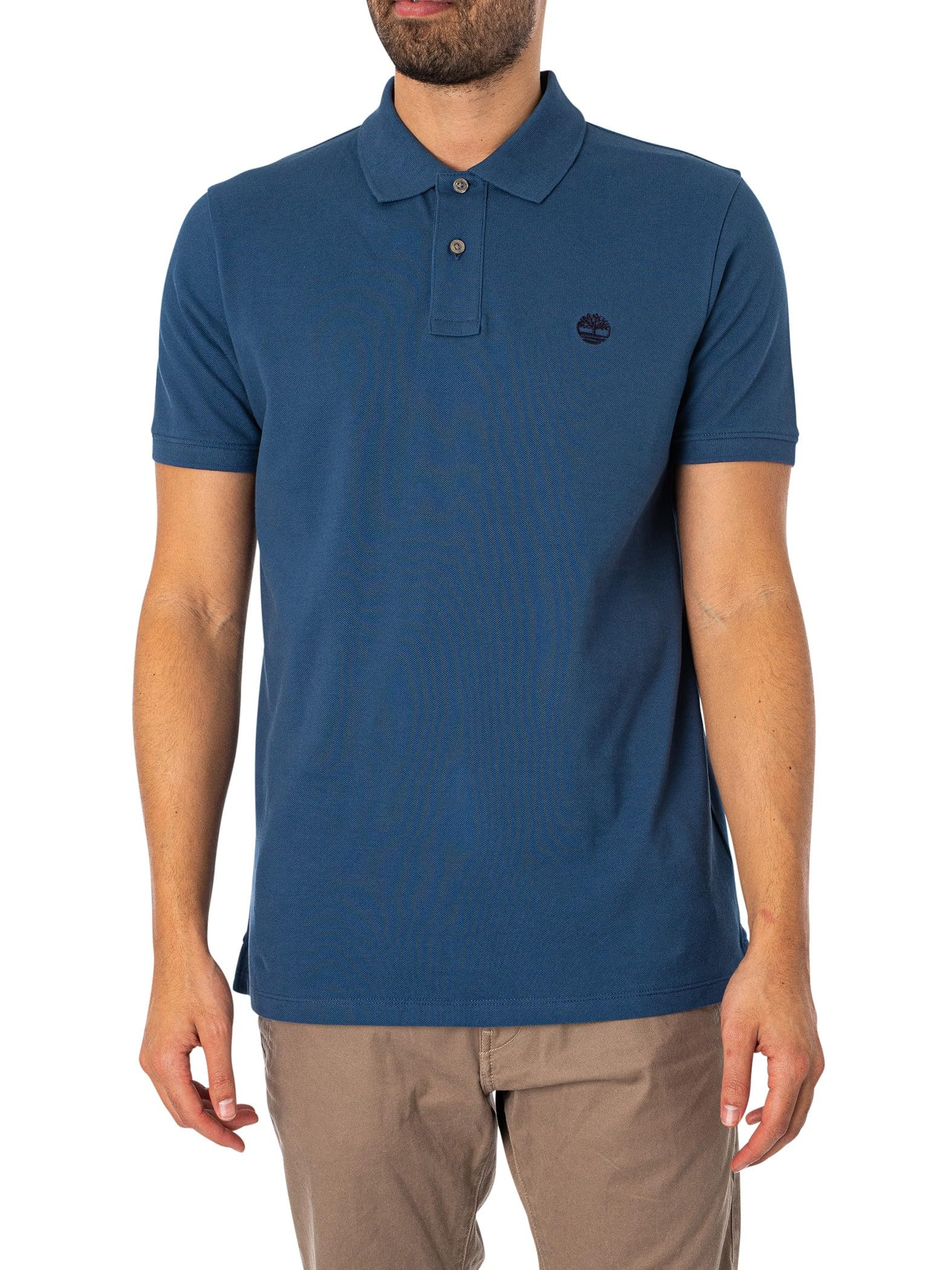 Timberland Yellow Organic Cotton Men T-Shirt - L