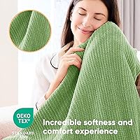 Vista 40 de inhand Knitted Throw Blankets for Couch and Bed, Soft Cozy Knit Blanket with Tassel, Black Lightweight Decorative Blankets and Throws, Farmhouse