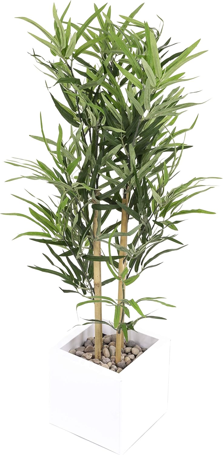 Closer2Nature 3ft Artificial Golden Bamboo; Artificial Plants With Real