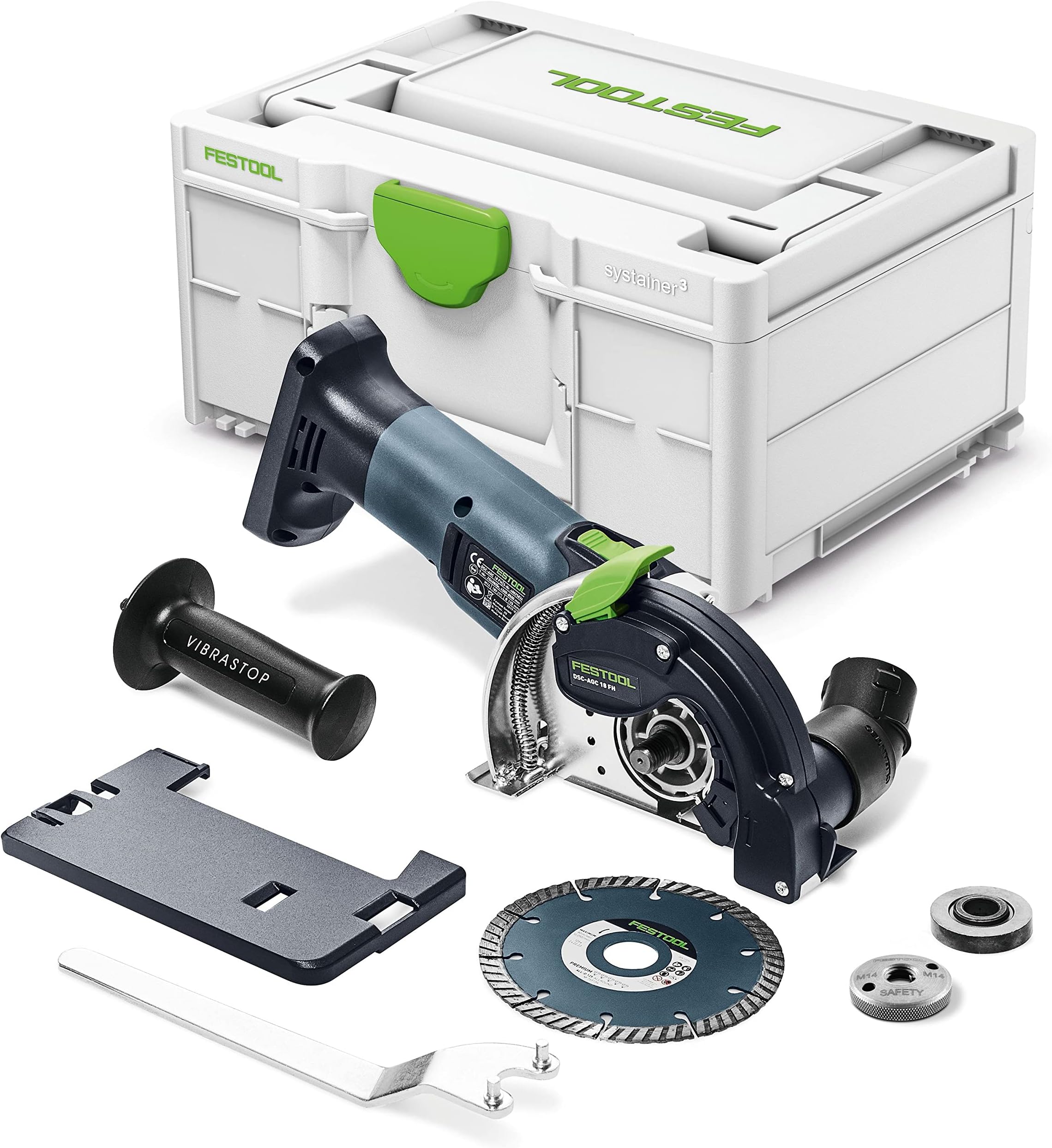 Festool 575759 Cordless Diamond Cutting System DSC-Agc 18-125 FH Li EB-Basic, Grey