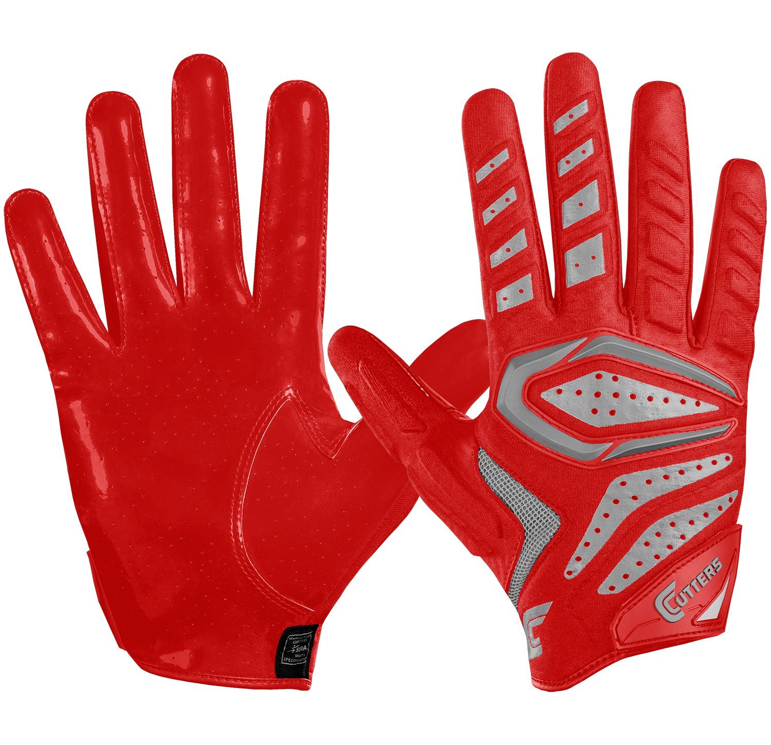 Cutters adulto Gamer 2.0 multiusos guantes de fútbol - S651-05-36, Rojo