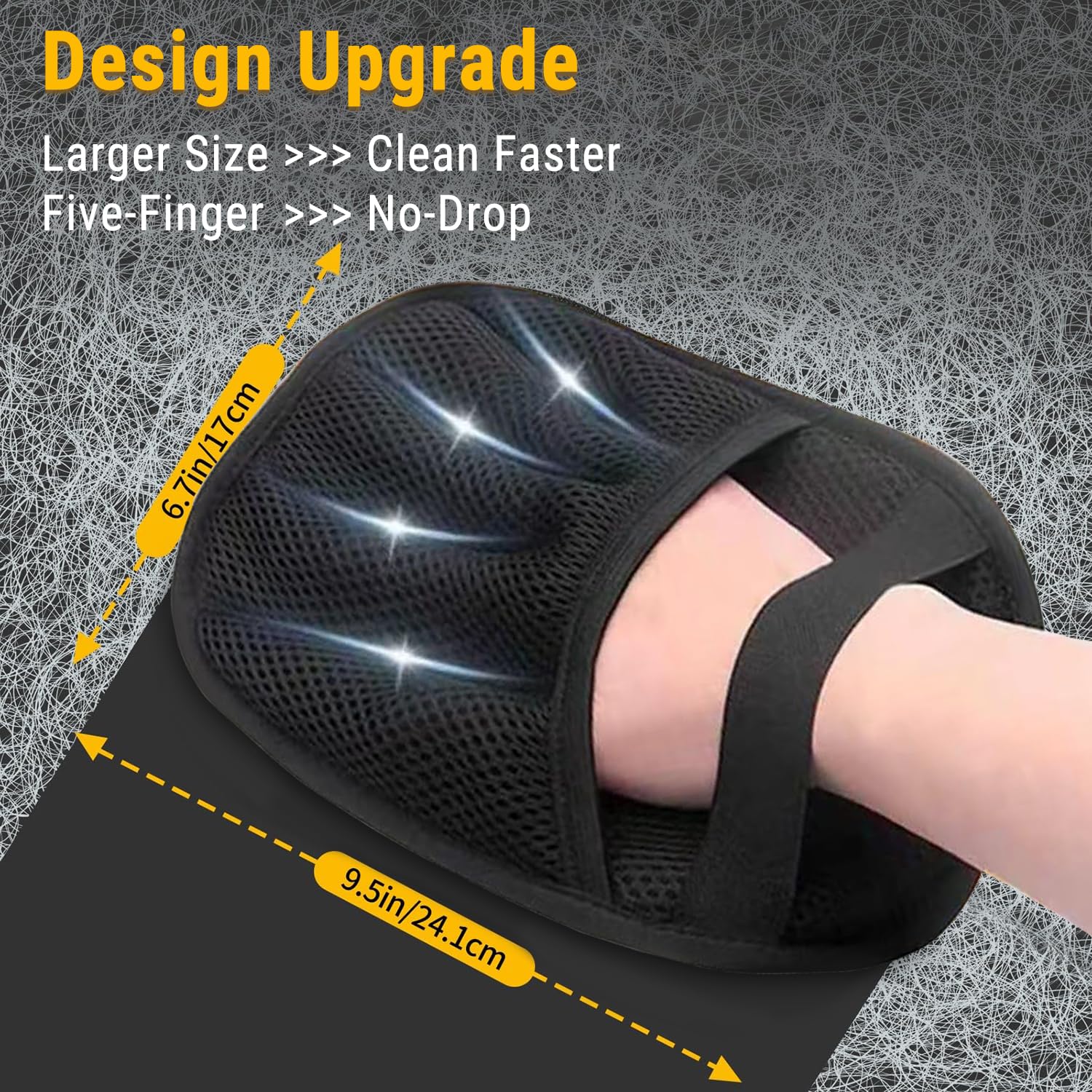 Torven Guanto Peli Gatto - Yomi Pet Guanto per Gatti e Cani, Guanti Statici per Peli Animali, Riutilizzabile & Lavabile, Pet Hair Remover Elettrostatico per Vestiti, Divani, Tappeti, Sedili Auto