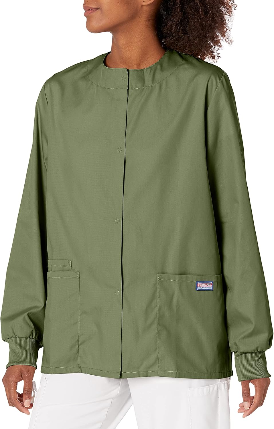 Cherokee Women's Warm Up Scrubs Jacket Cherokee Women's Warm Up Scrubs Jacket