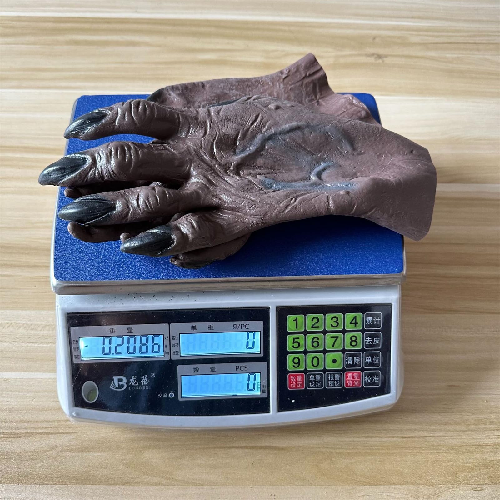 Masque de loup-garou et gants de loup pour Halloween (combinaison déguisement). on Masque de loup-garou et gants de loup pour Halloween (combinaison déguisement). on