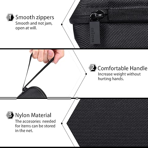 Miniatura 4 de co2CREA Estuche rígido compatible con bomba de bola eléctrica Pumteck, bomba de aire inteligente, inflado rápido portátil