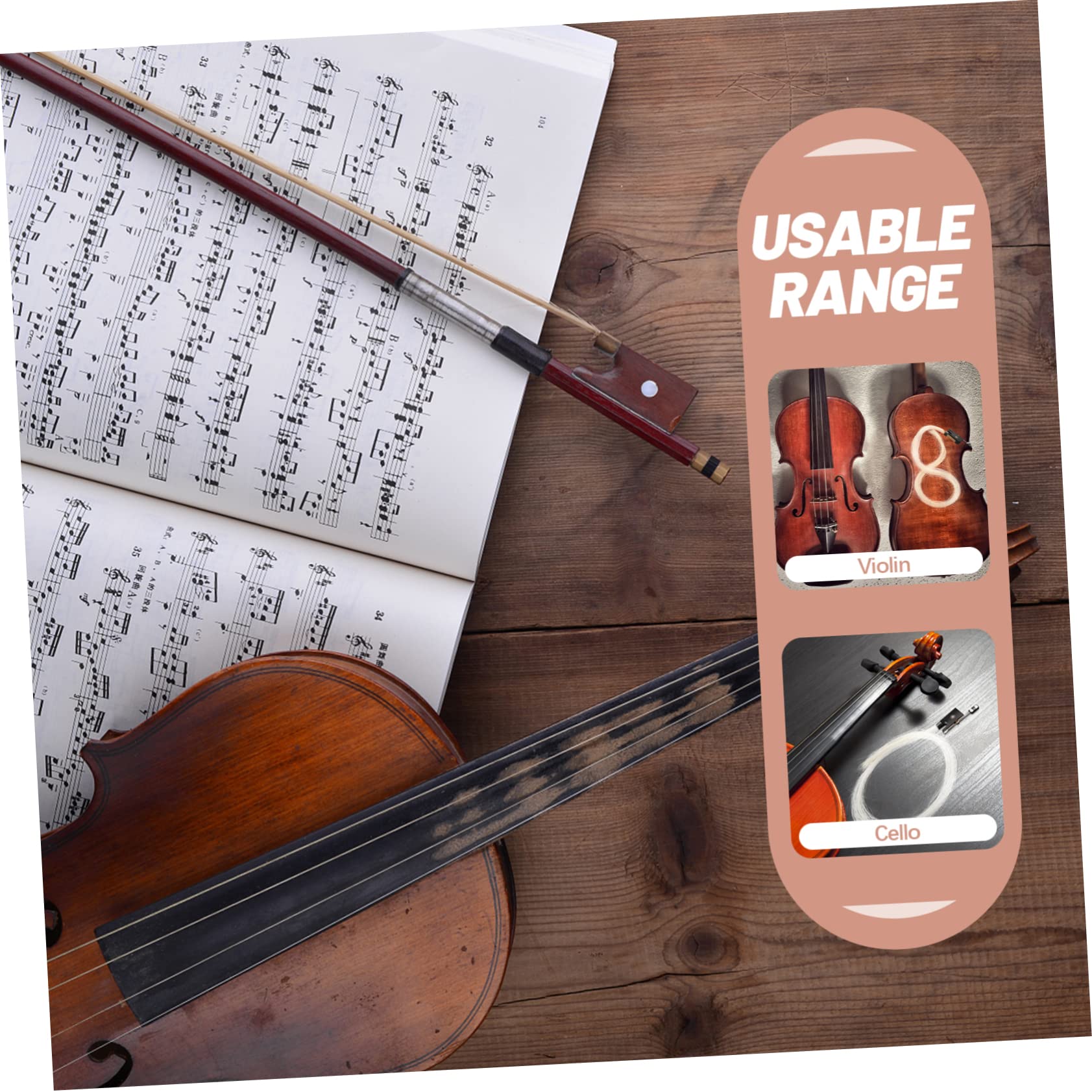 Coda Cavallo Per Violino Pelo Naturale Accessorio Resistente Per Archi Materiale Di Alta Qualità Per Strumenti Musicali Per Praticare Casa e Scuola