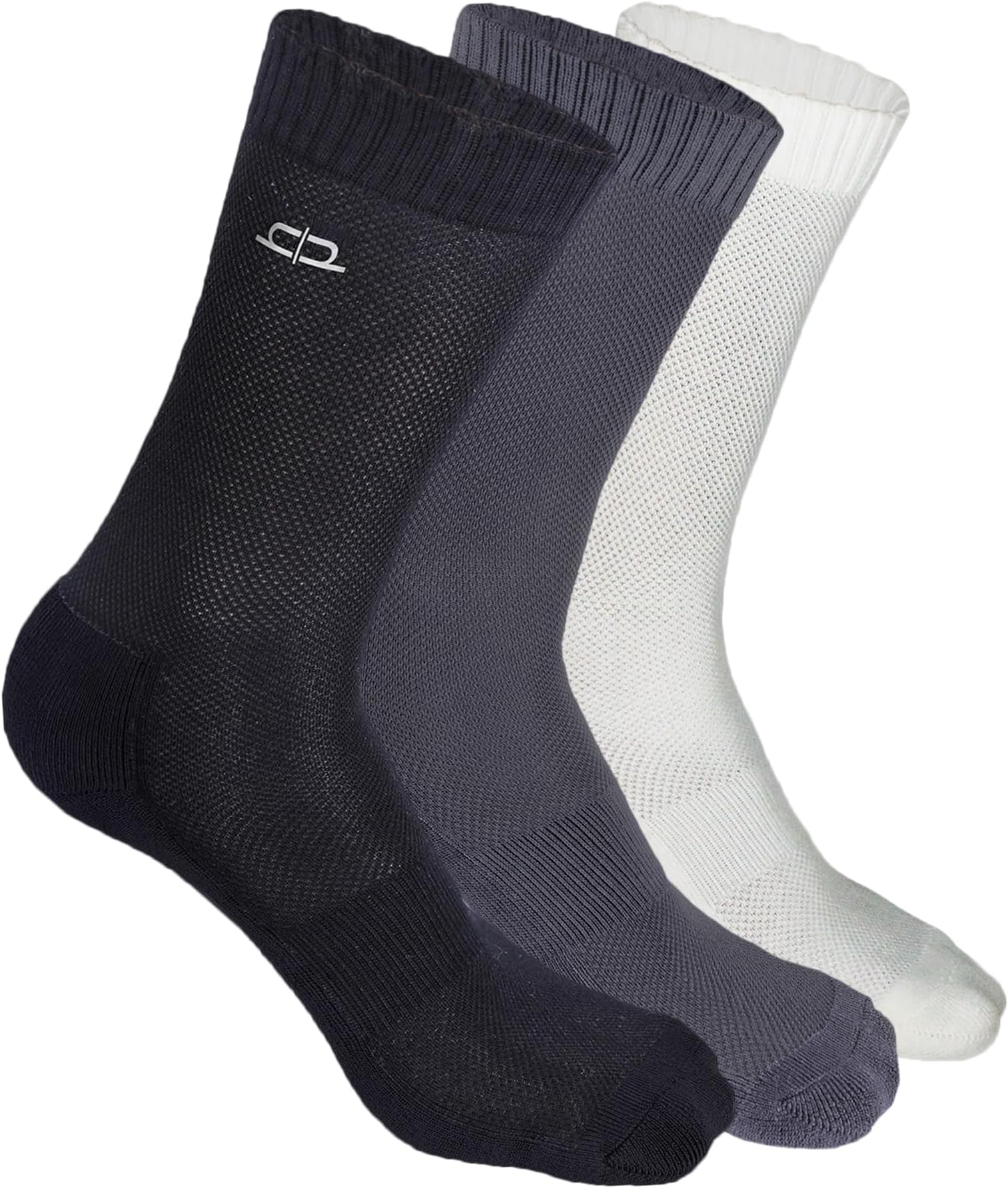 HEELIUM Bamboo Crew Socks for Men | Formal Socks, Full Length | Odour Free & Cushioned Base | 3X Softer than Regular Socks