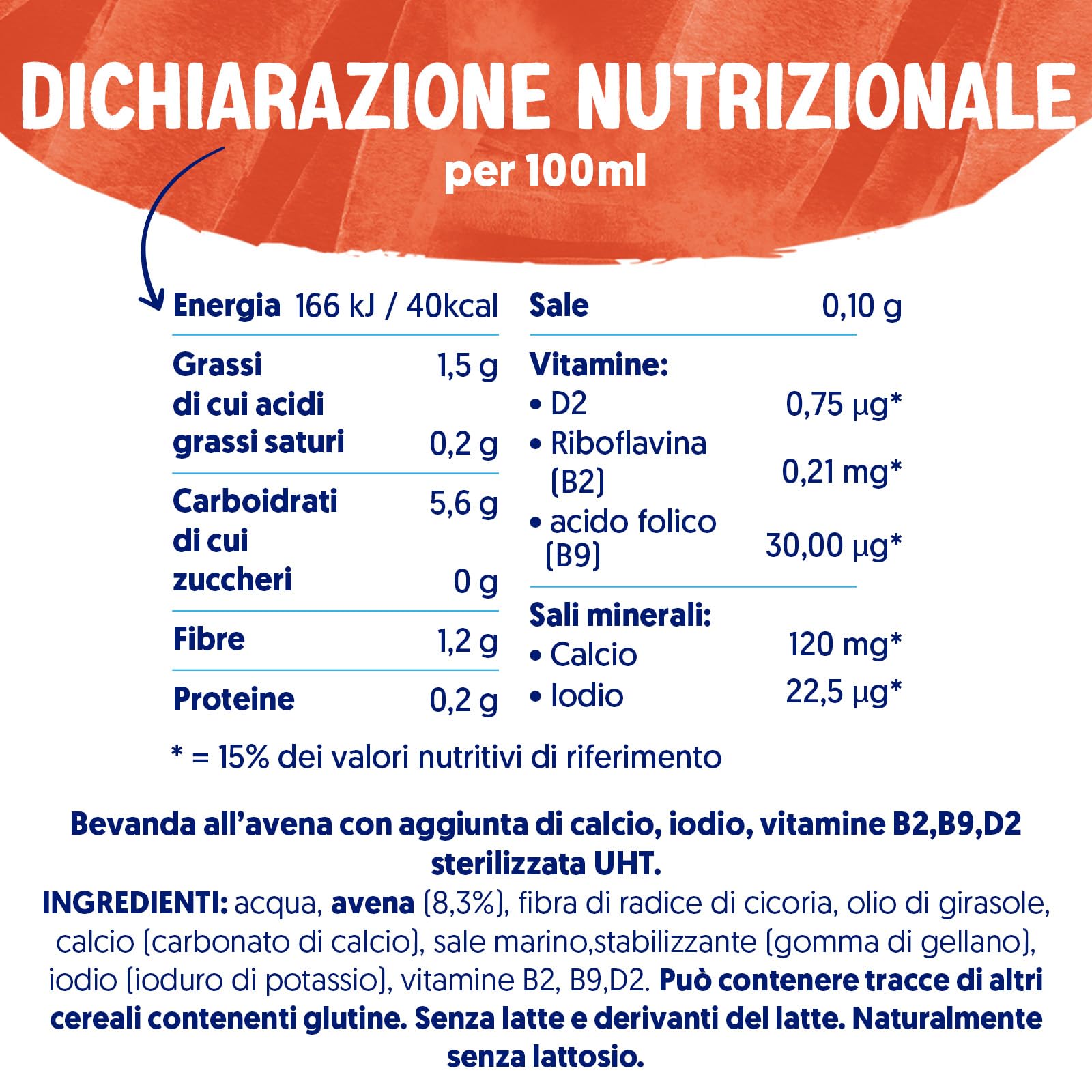 ALPRO SENZA ZUCCHERI, Bevanda all'AVENA, Alternativa Vegetale al Latte, Naturalmente Senza Lattosio, con vitamine B2 e D2, Fonte di Calcio - 8 confezioni da 750 ml