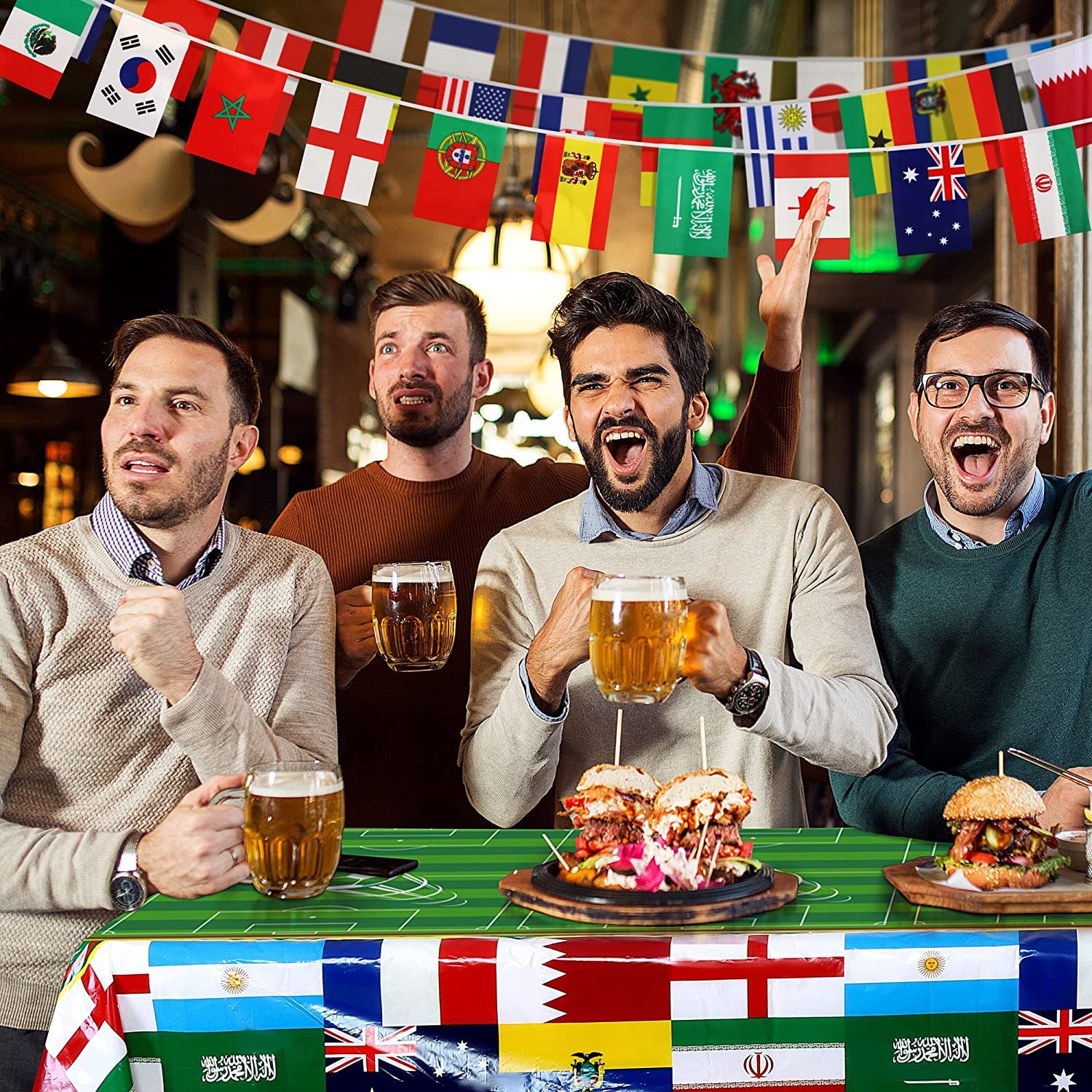Fanion Officieux Portugal - Coupe Du Monde FIFA Qatar 2022 (24 X 37 Cm)