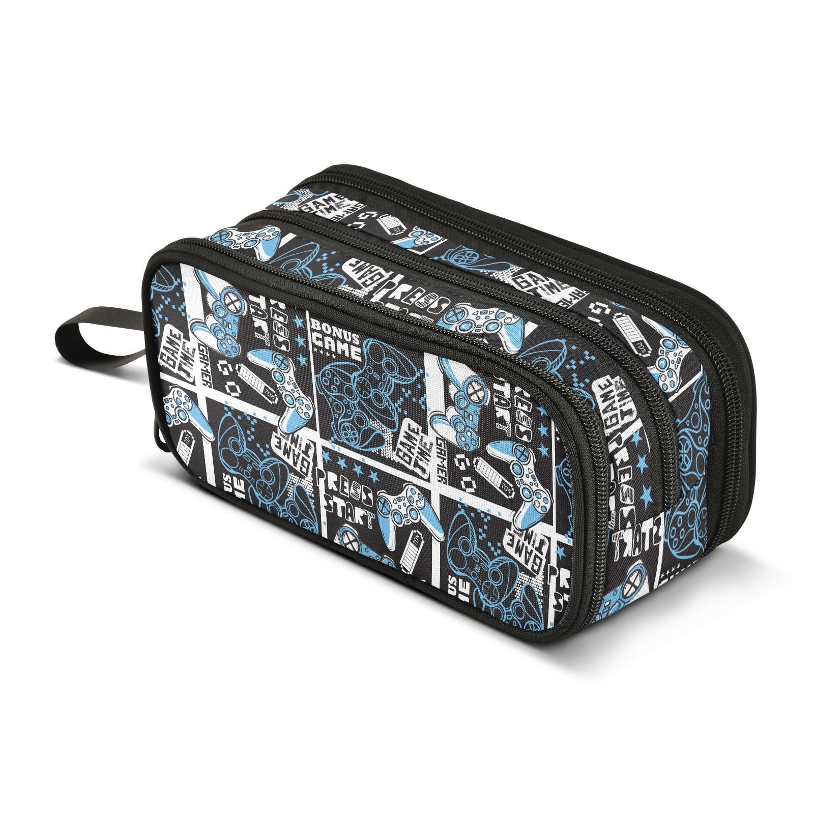 ZAZYXTJ Video Game Pencil Case Large Capacity Pencil Pouch