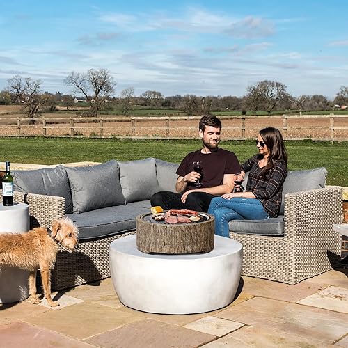 Miniatura 8 de Afterglow Parrilla de carbón de 15 pulgadas, estufa de ahumador, barbacoa de mesa, fiesta al aire libre, para patio, jardín, terraza, campamento,