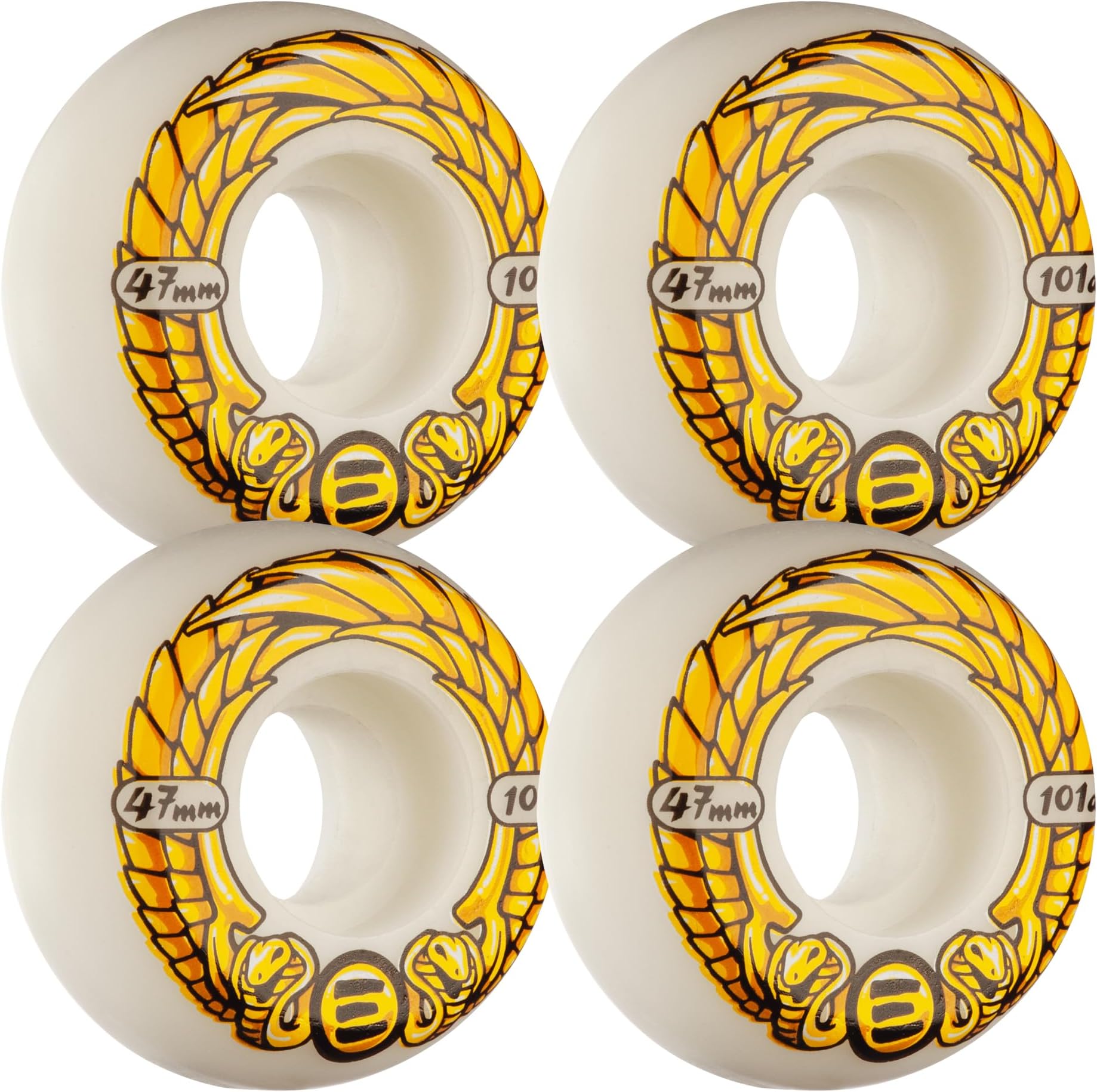 RollerBones Eulogy Inline Wheel Anti Rocker (47mm,101A, 4pk)