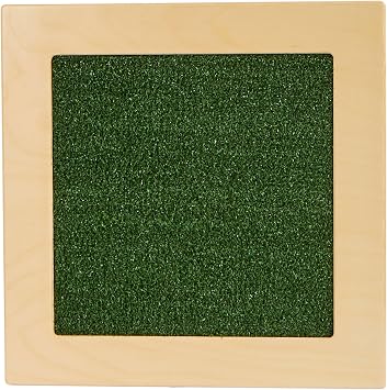 Abilitations Tactile Sensory Panel, Turf Grass, 15 x 15 x 3/4 Inches