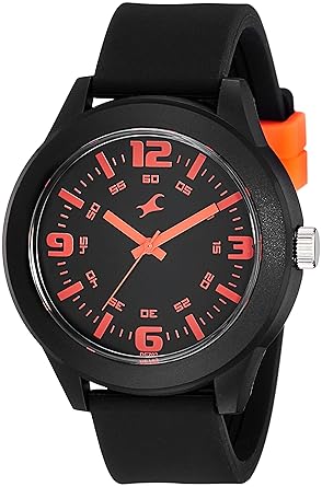 Fastrack Analog Black Dial Unisex Watch-NG38003PP13W / NG38003PP13W