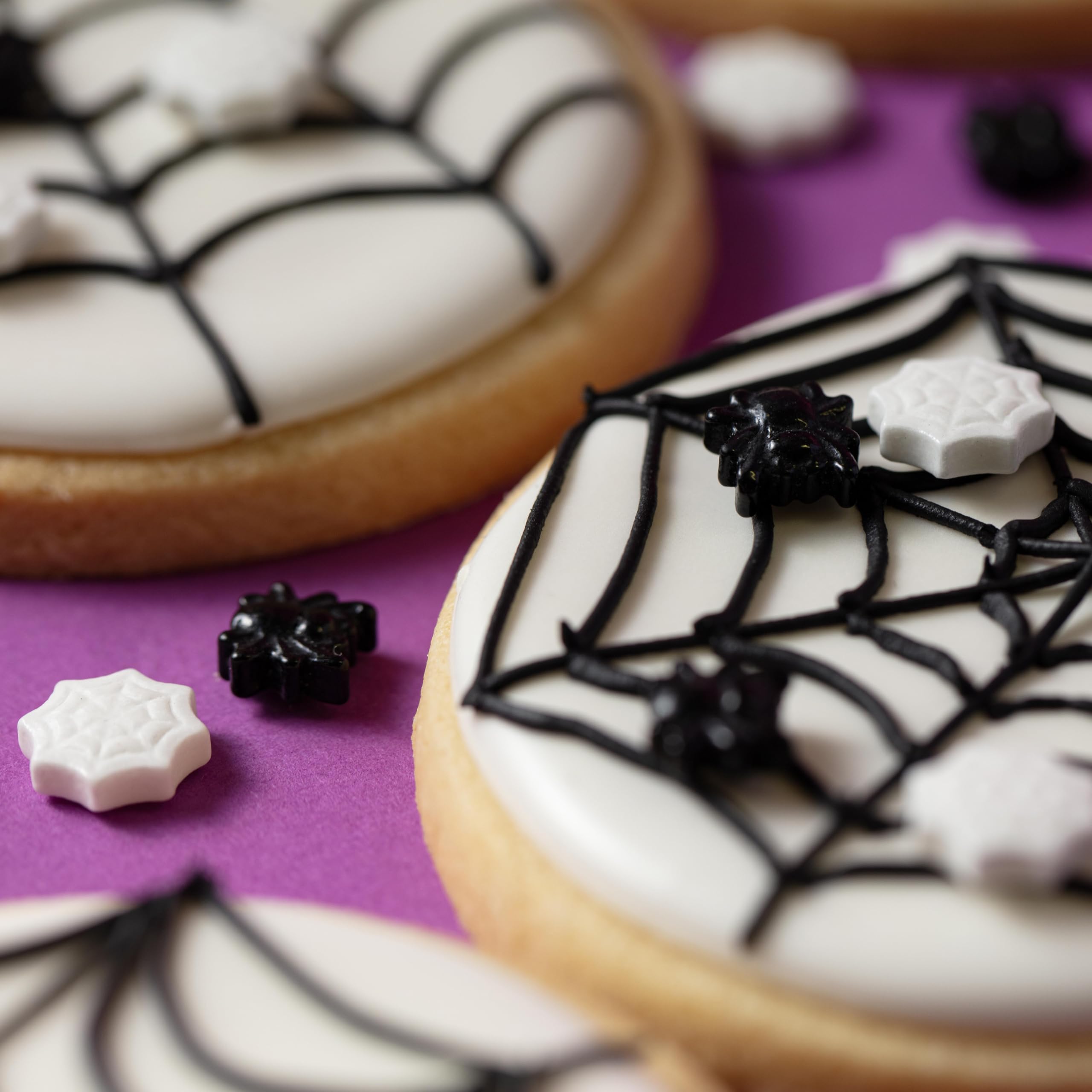 PME Sprinkles decorativos con Charms de Halloween – Arañas (25g)