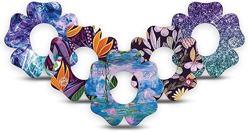 Vista 49 de ExpressionMed - Parches adhesivos para Dexcom G7 y Stelo (Paquete de 5) - Fabricados en EE. UU., impermeables, sin deshilachado, cintas de sensor