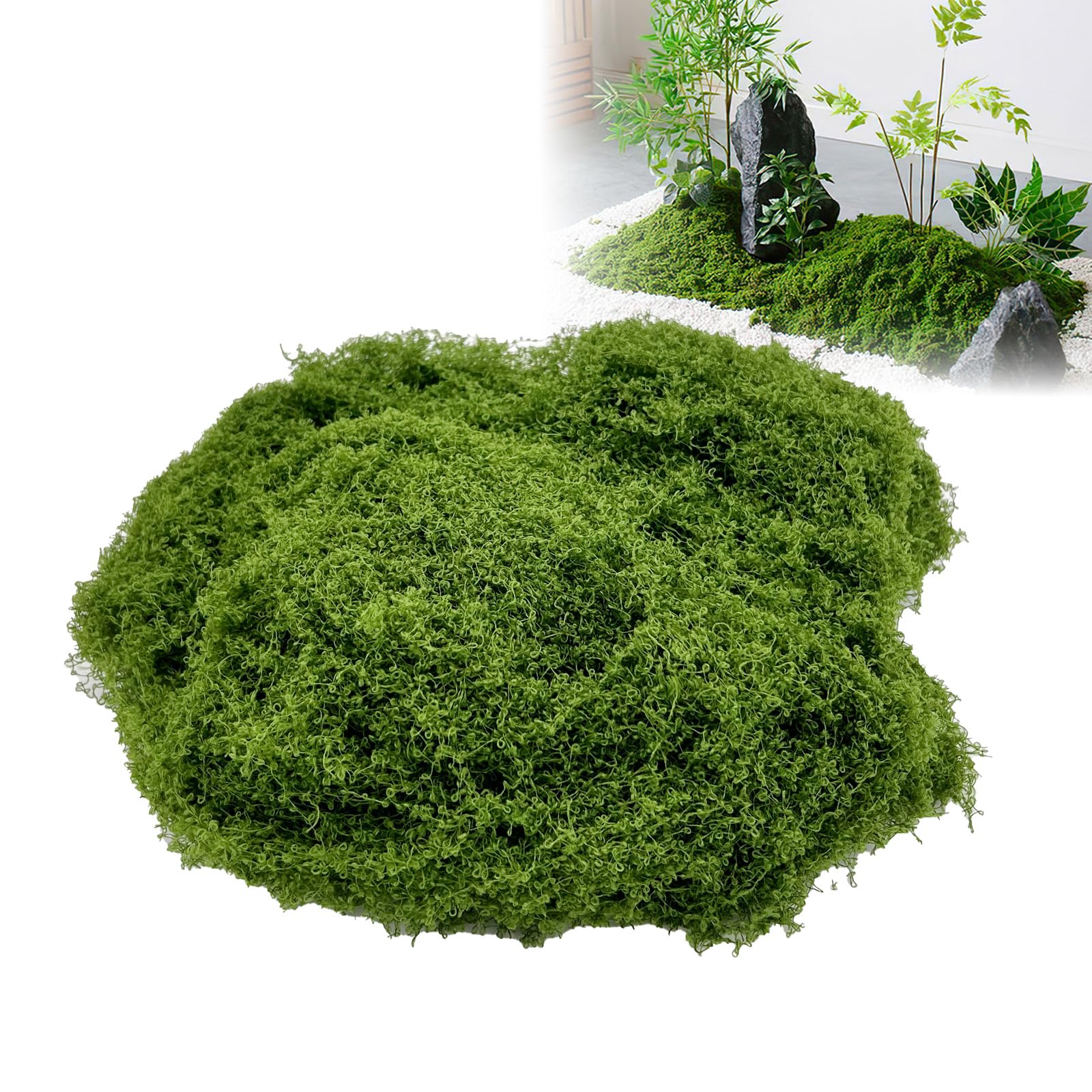 Amazon｜HALSUN 人工苔 フェイクモスグリーン 100g ジオラマ 草 苔