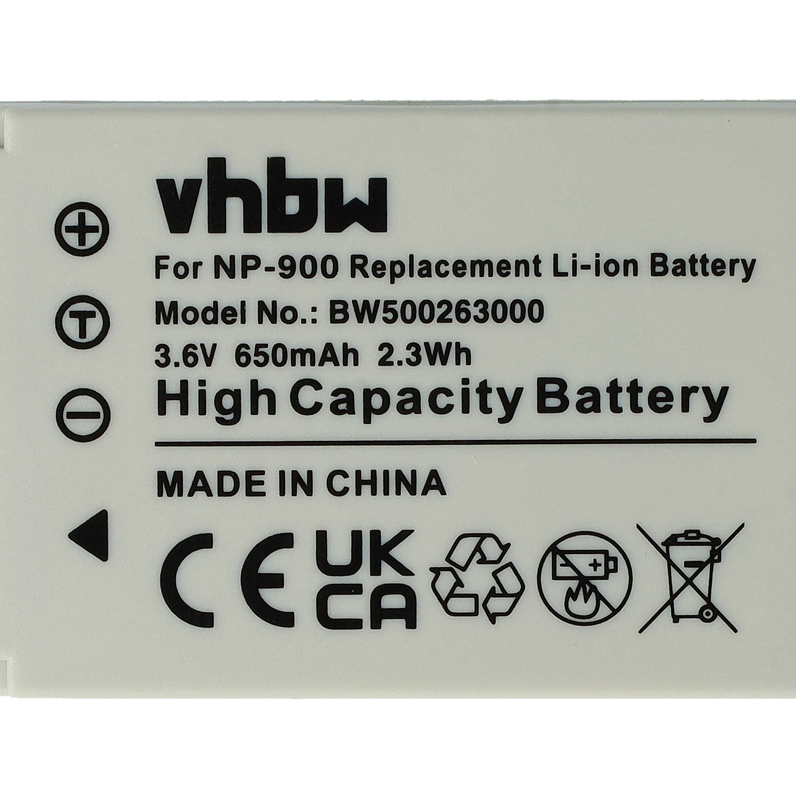 Batteria Vhbw Compatibile Per Minolta Dimage X60, X50 | 500mAh, 3.7V, Li-Ion | Sostituisce NP-700, DB-L30 - 4