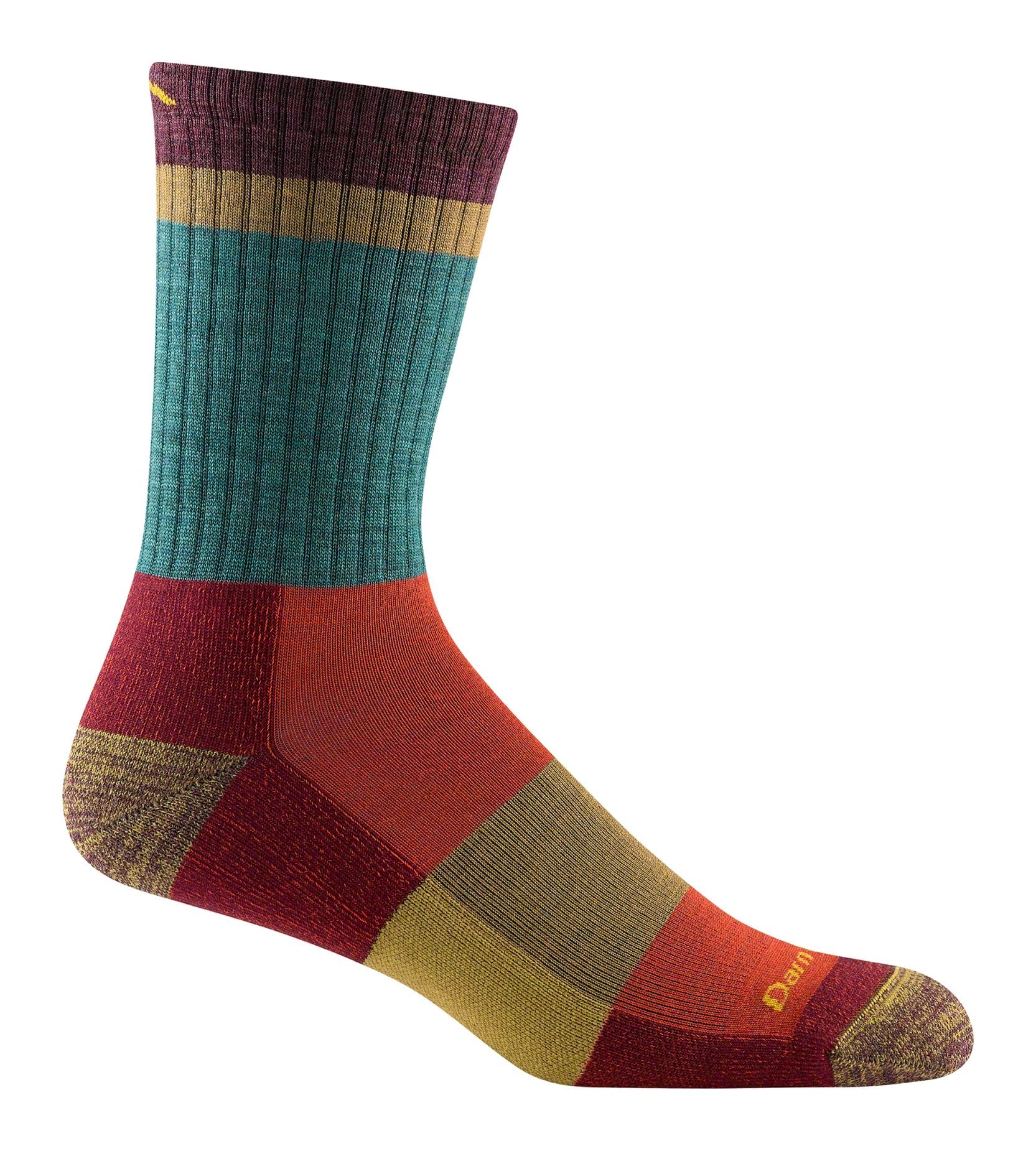 Darn Tough Men's Heady Stripe Micro Crew Light Cushion Sock (Style 1924) -