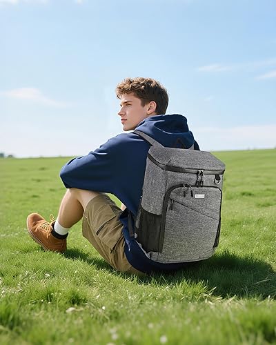 Miniatura 91 de BAGLHER Mochila Nevera Térmica Ligera Aislada - 30 Latas, A Prueba de Fugas para Almuerzo, Picnic, Senderismo, Viajes de Campamento Núcleo