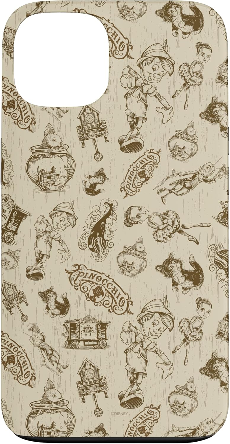 iPhone 11 Pro Max Disney Pinocchio Character Pattern Case