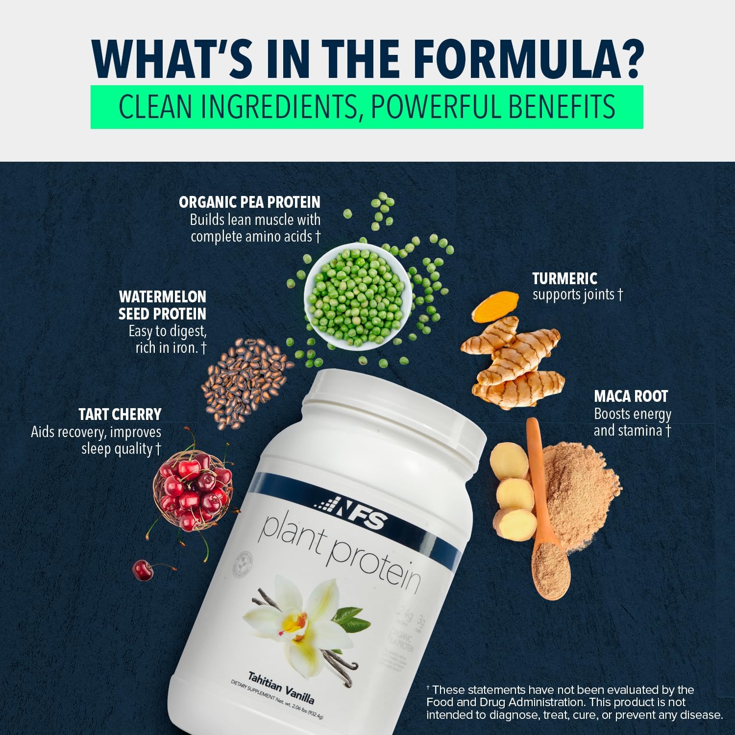 Amazon.com: NF Sports All-Natural Plant-Based Protein (Chocolate