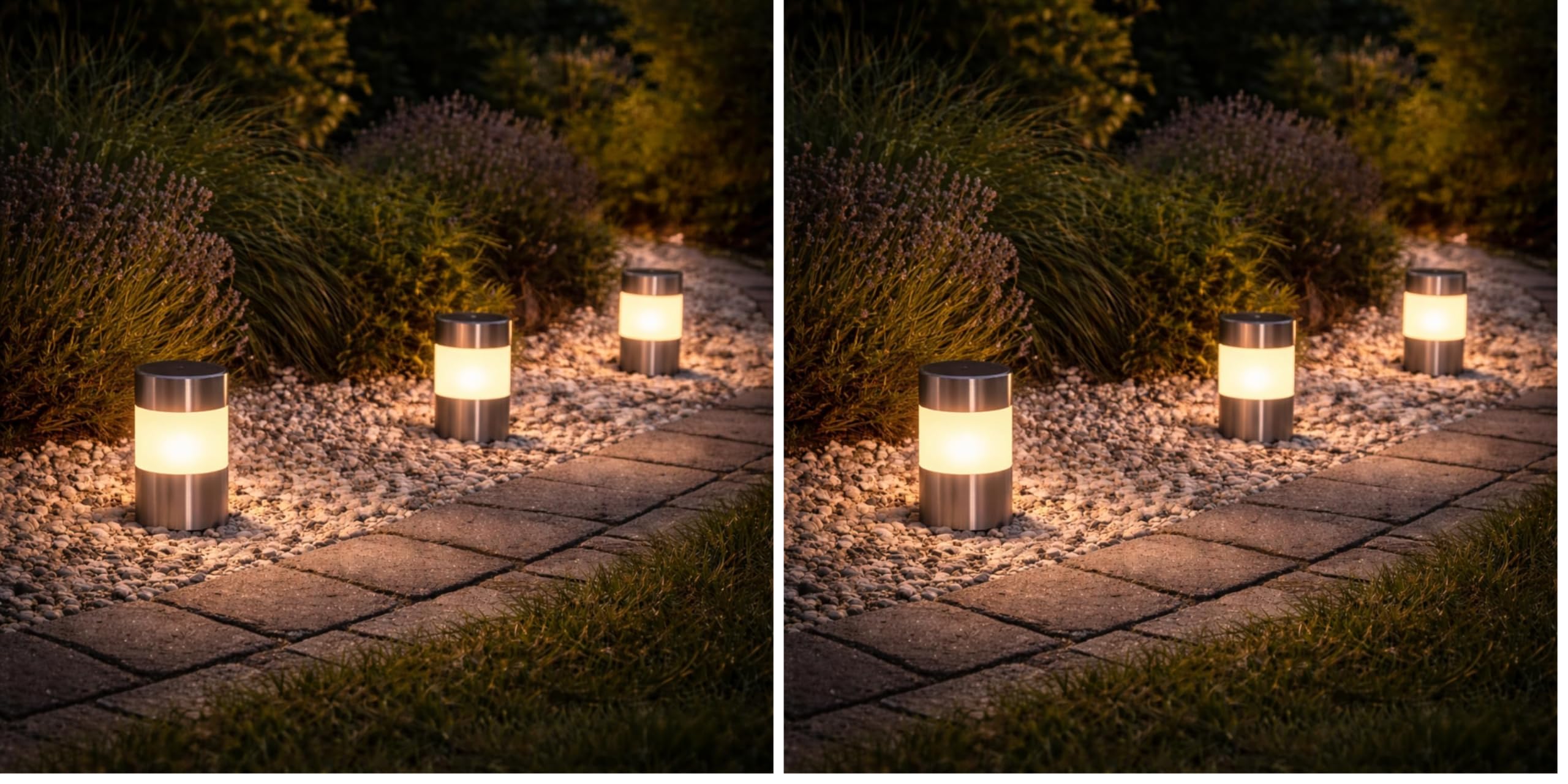 Luces solares para escalones de jardin que evitan tropiezos BEPER P207ILO031 pack de 2 8