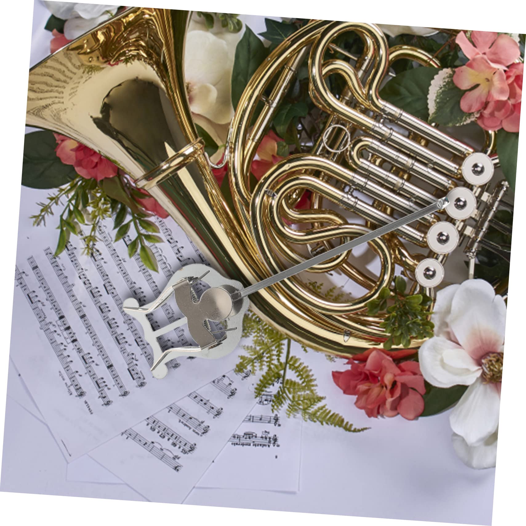 UPKOCH French Horn Grip Music Sheet Clip Portable Music Score Clamp Accessory