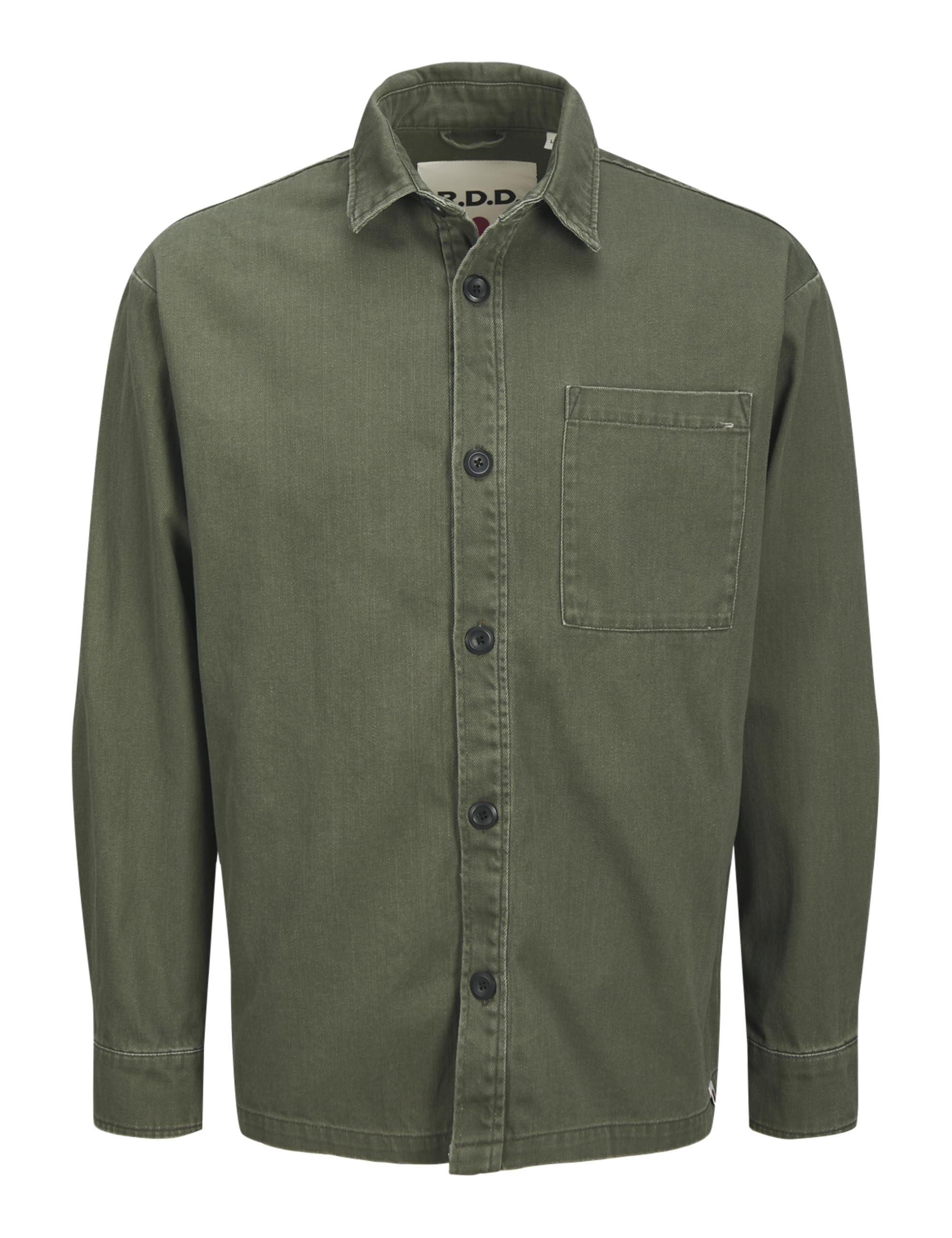 R.d.d. royal denim division Rddcolter Twill Overshrit L/S Sn, Beetle, M