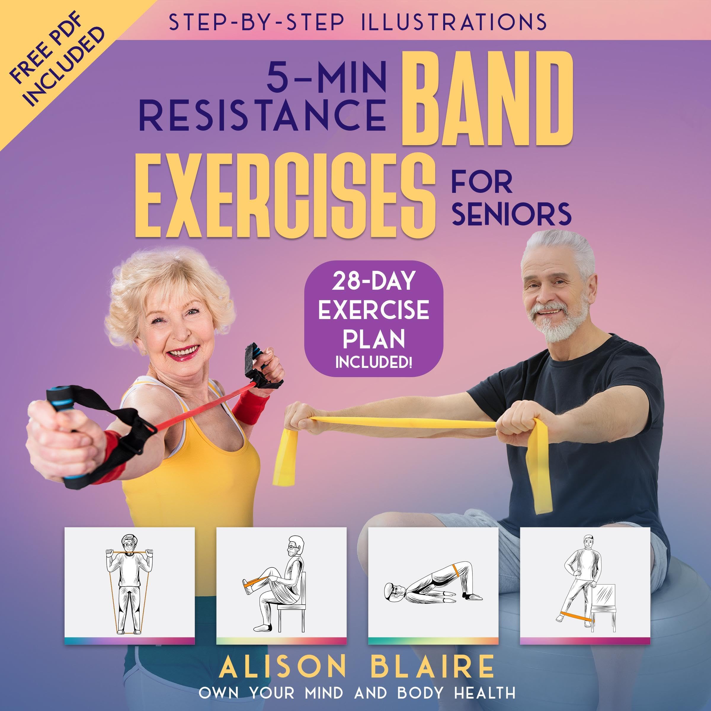 5 Min Resistance Band Exercises for Seniors
