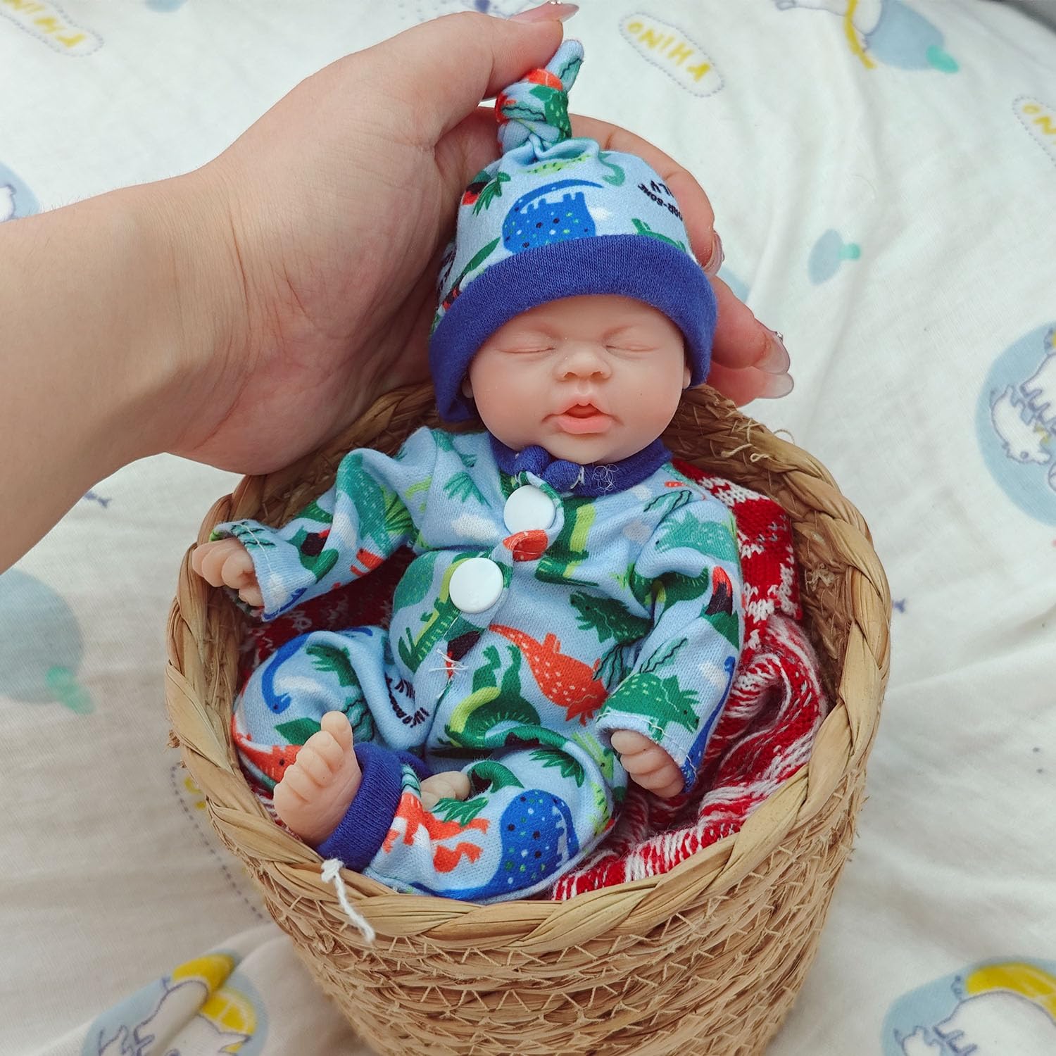 MYREBABY Reborn Baby Doll Black - Muñecas de bebé recién nacidas