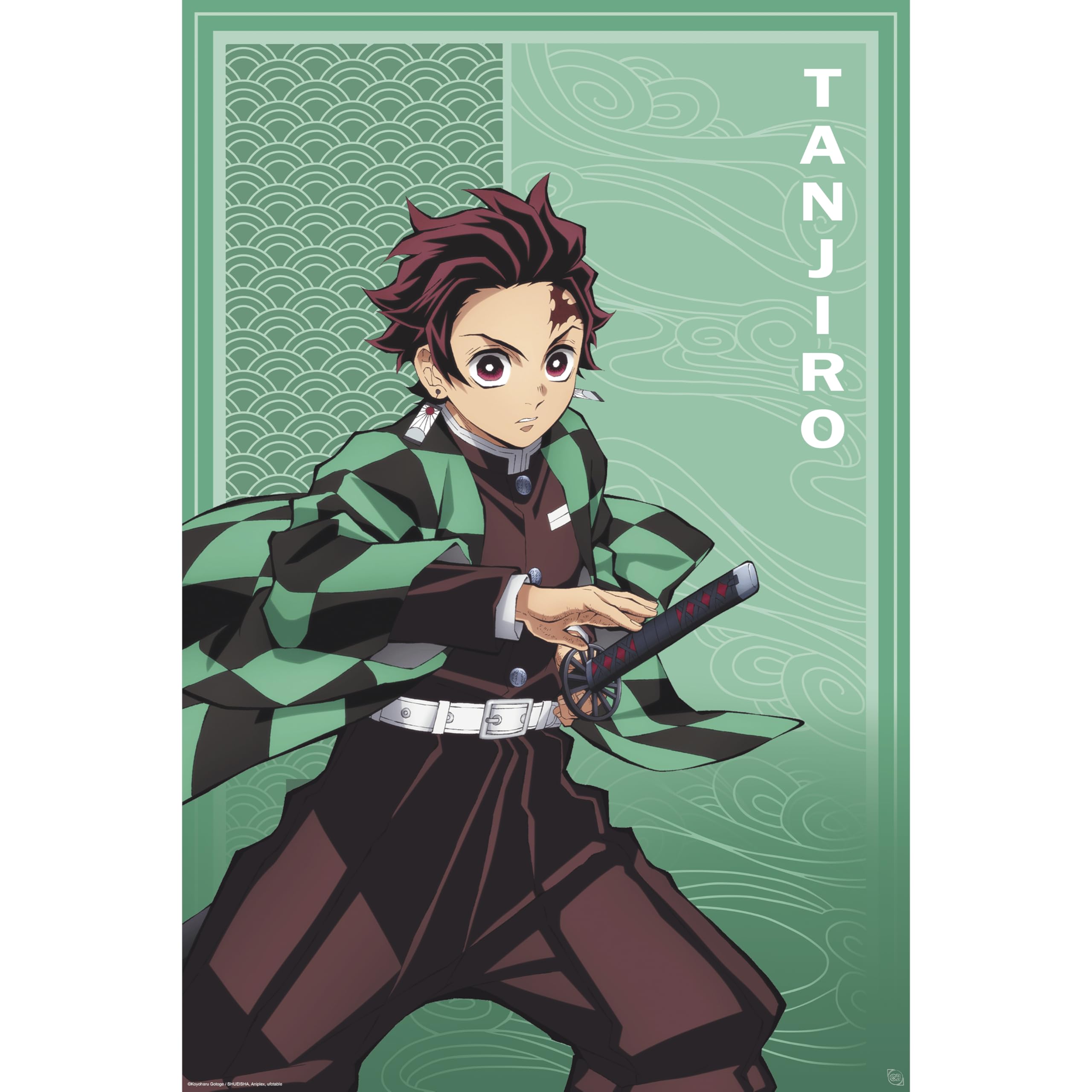 Gb Eye Red - Demon Slayer Tanjiro S2 Poster (91.5 X 61 Cm)