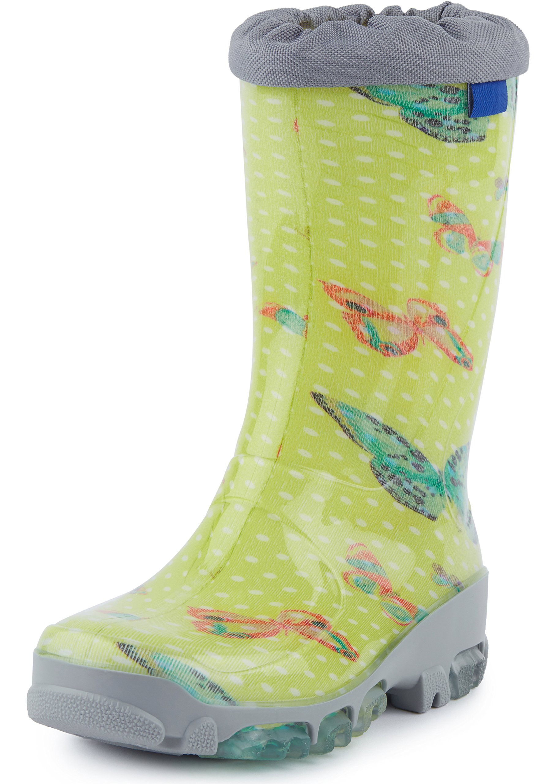 Ladeheid Gummistiefel Kinder Bequeme und wasserdichte Regenschuhe für Jungen und Mädchen LARB015
