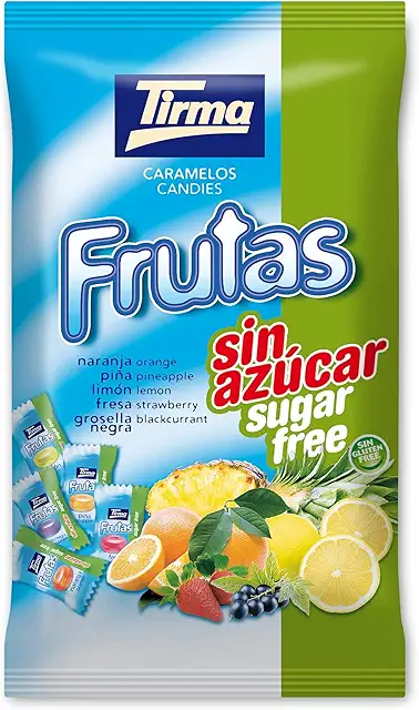 Tirma Caramels aux fruits sans sucre - Friandises au caramel sans gluten et vegan