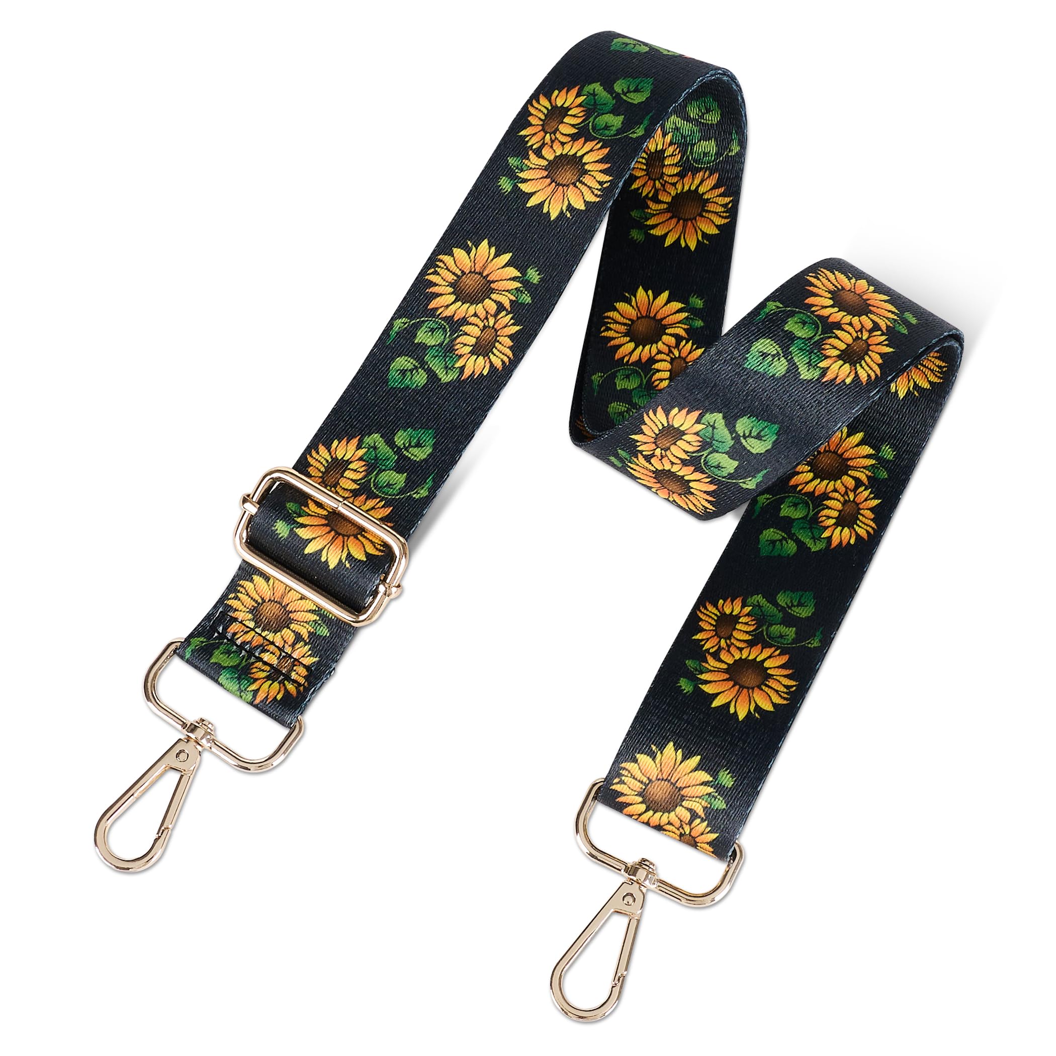 chushui Colorful Pattern Purse Strap, Wide Crossbody Bag Strap Replacement