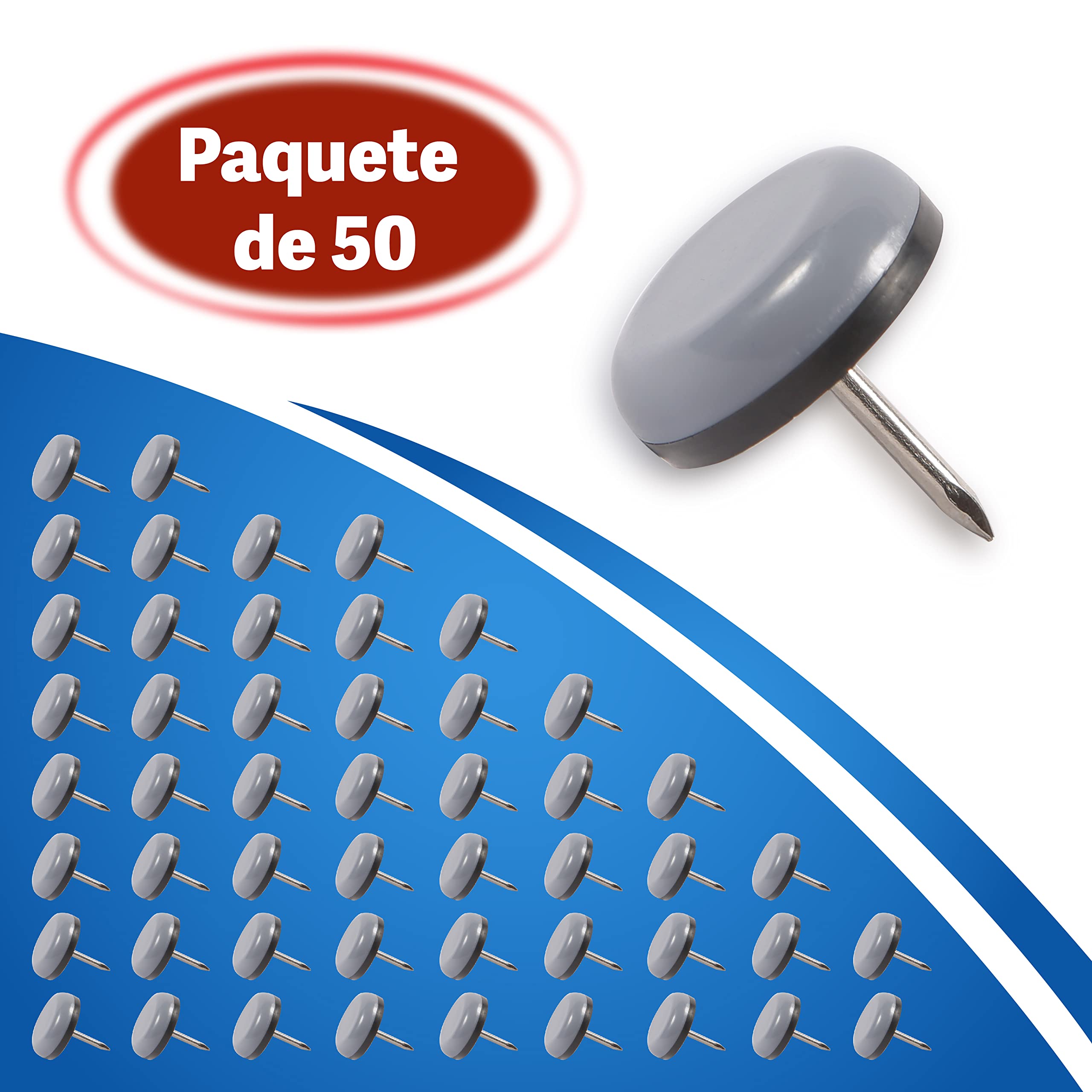Protector Patas sillas, Protectores de Suelo, Las Almohadillas para Muebles fáciles de aplicar Son una solución económica para Proteger su Piso (50 Piezas)