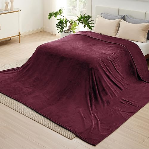Miniatura 7 de Bedsure GentleSoft - Manta grande tamaño King grande de 120 x 120 pulgadas, manta suave extra grande para cama, sofá, viajes, campamento, fiesta, 01