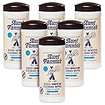 Aunt Fannie\'s Glass & Window Cleaning Wipes, Natural Streak-Free Glass Cleaner, 35 Count (Pack of 6)