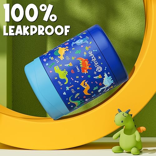 Miniatura 5 de Fimibuke Tarro de Comida Aislado para Niños, Paquete de 2 de 12 OZ Libre de BPA Tarro de Almuerzo de Acero Inoxidable al Vacío para Comida Caliente