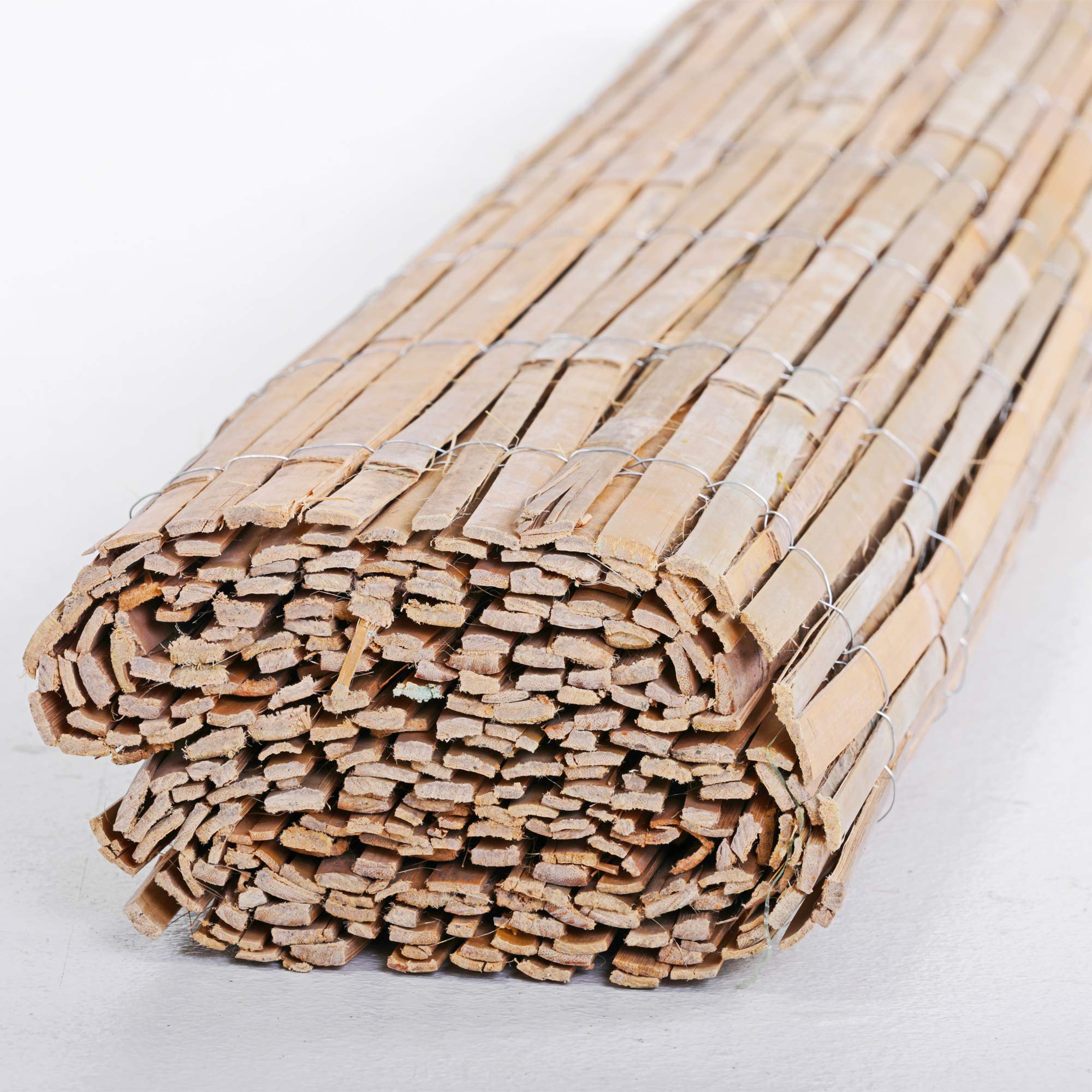 Buy FOREVER BAMBOO Split Bamboo Slats Screening Fencing Natural Raw