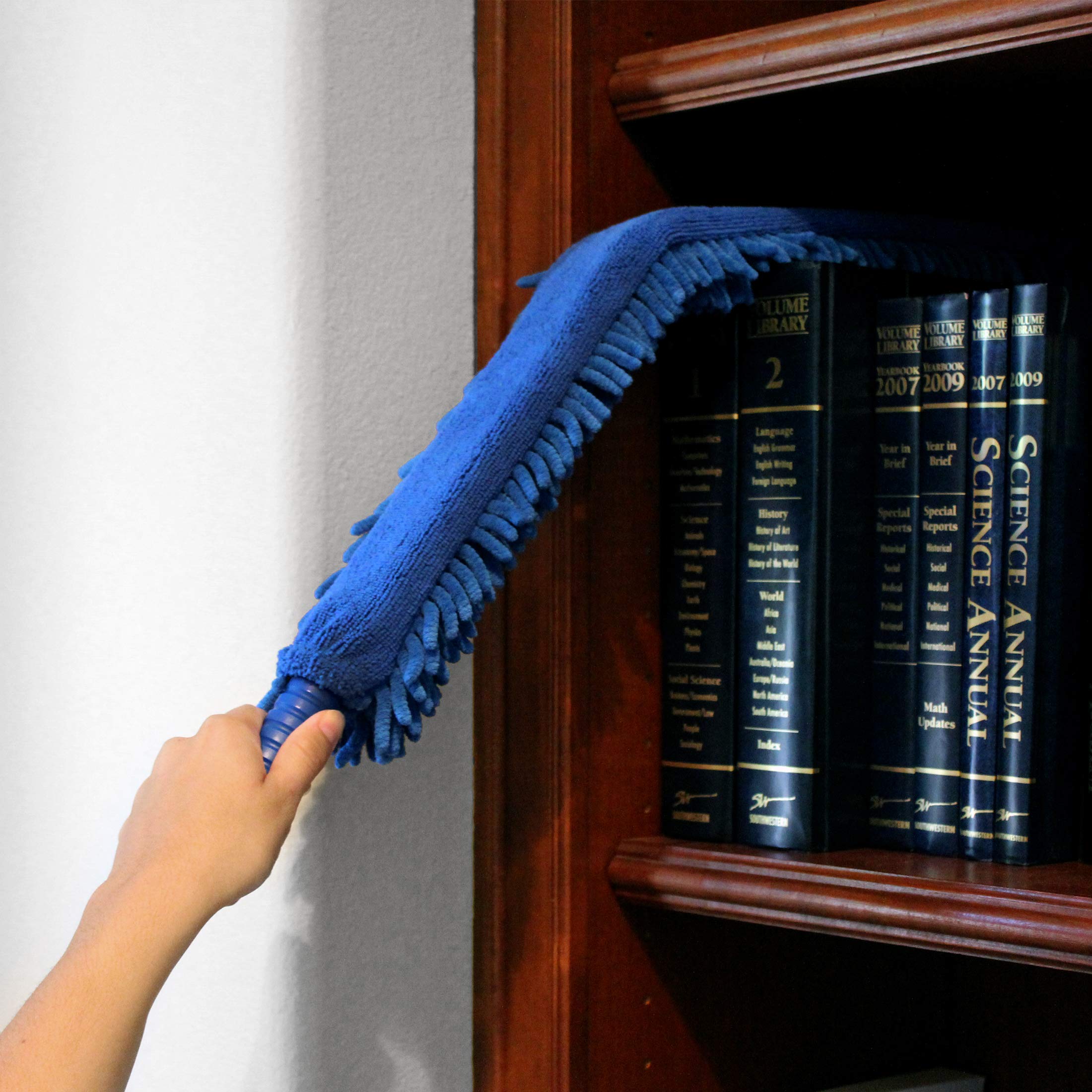 cleanaide Handheld Mikrofaser Flex Duster 50,8 cm blau
