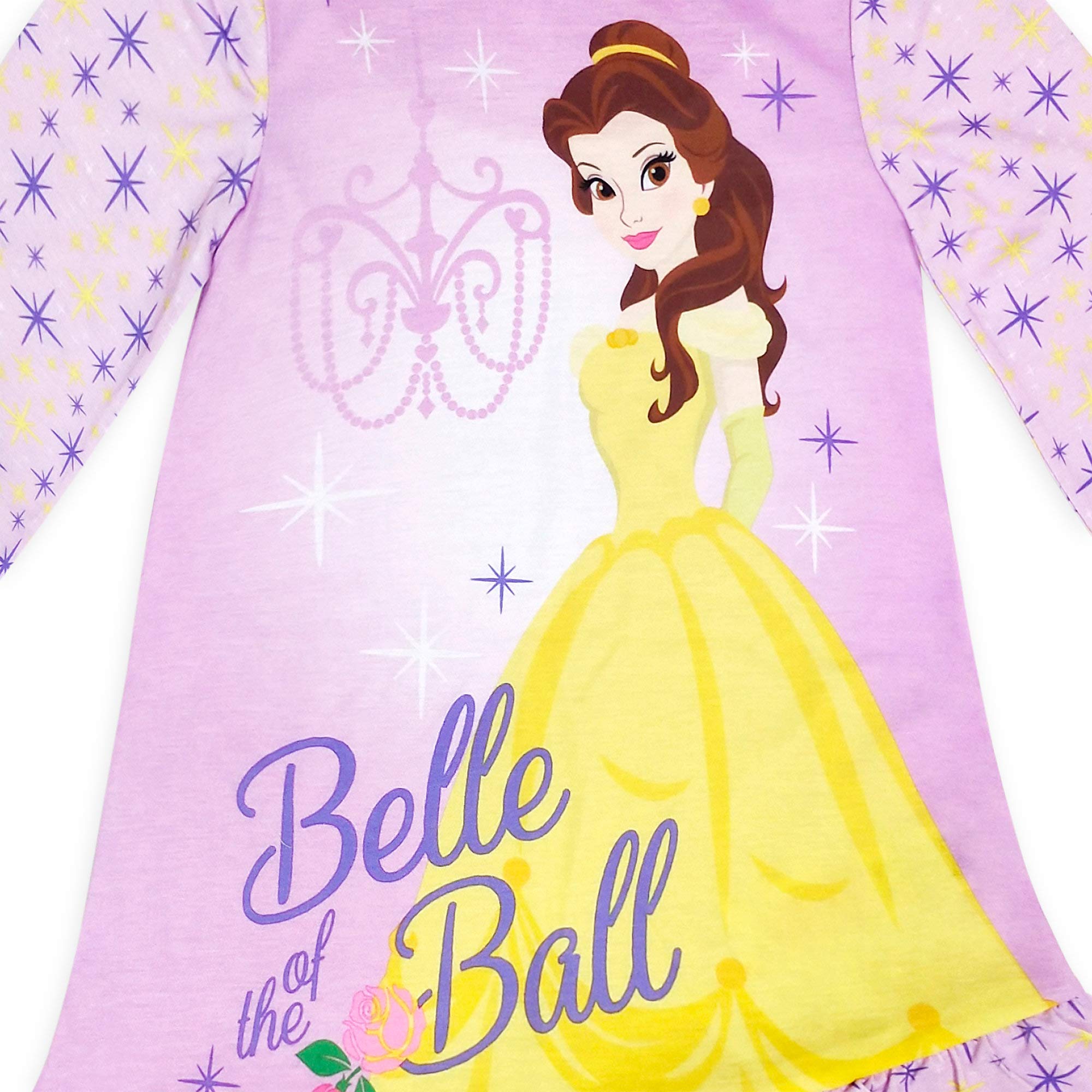 Disney Belle Nightshirt for Girls – Beauty and The Beast, Size 2