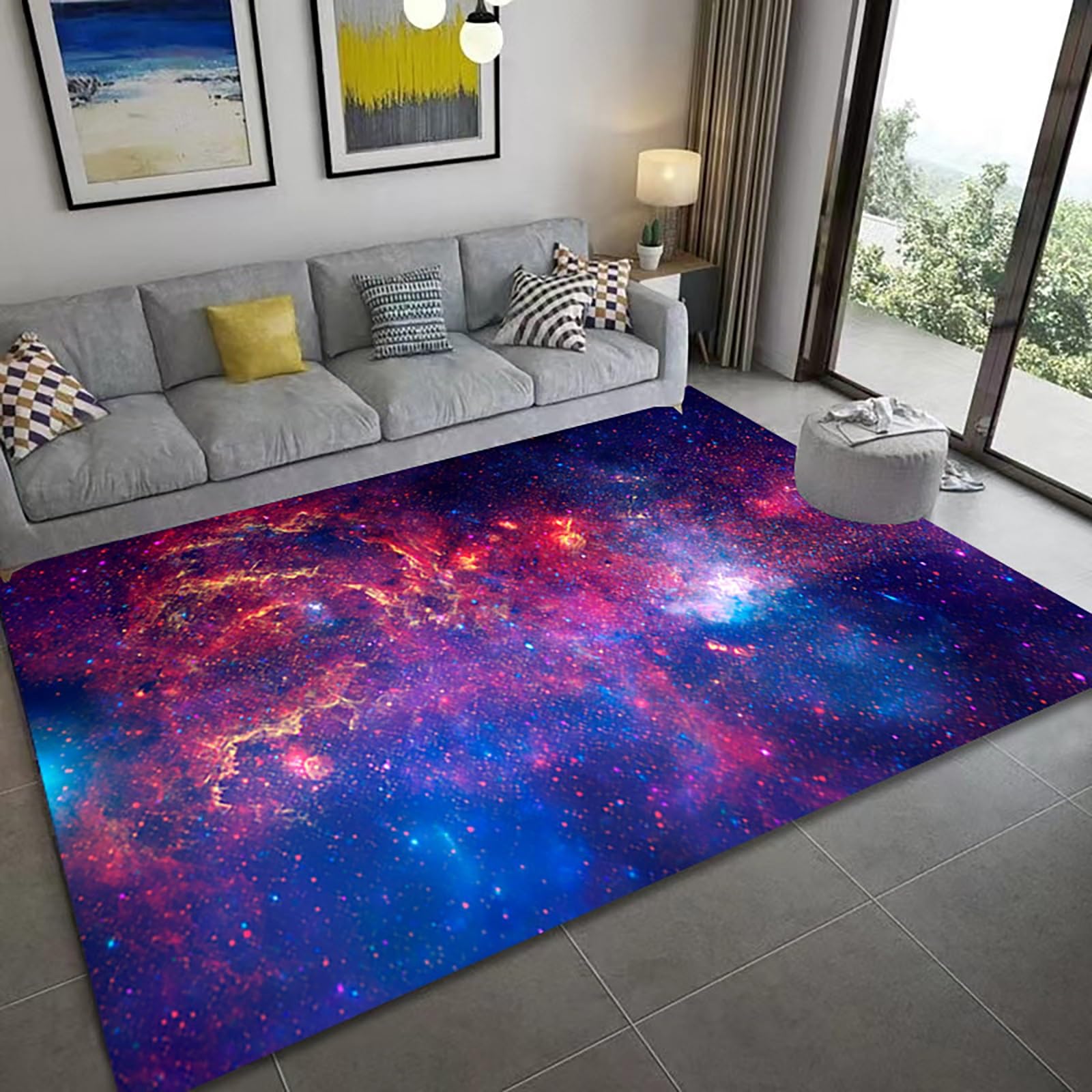 Amazon.com: DAGIN 3D Optical Illusion Rug Colorful Realistic Area Rug ...