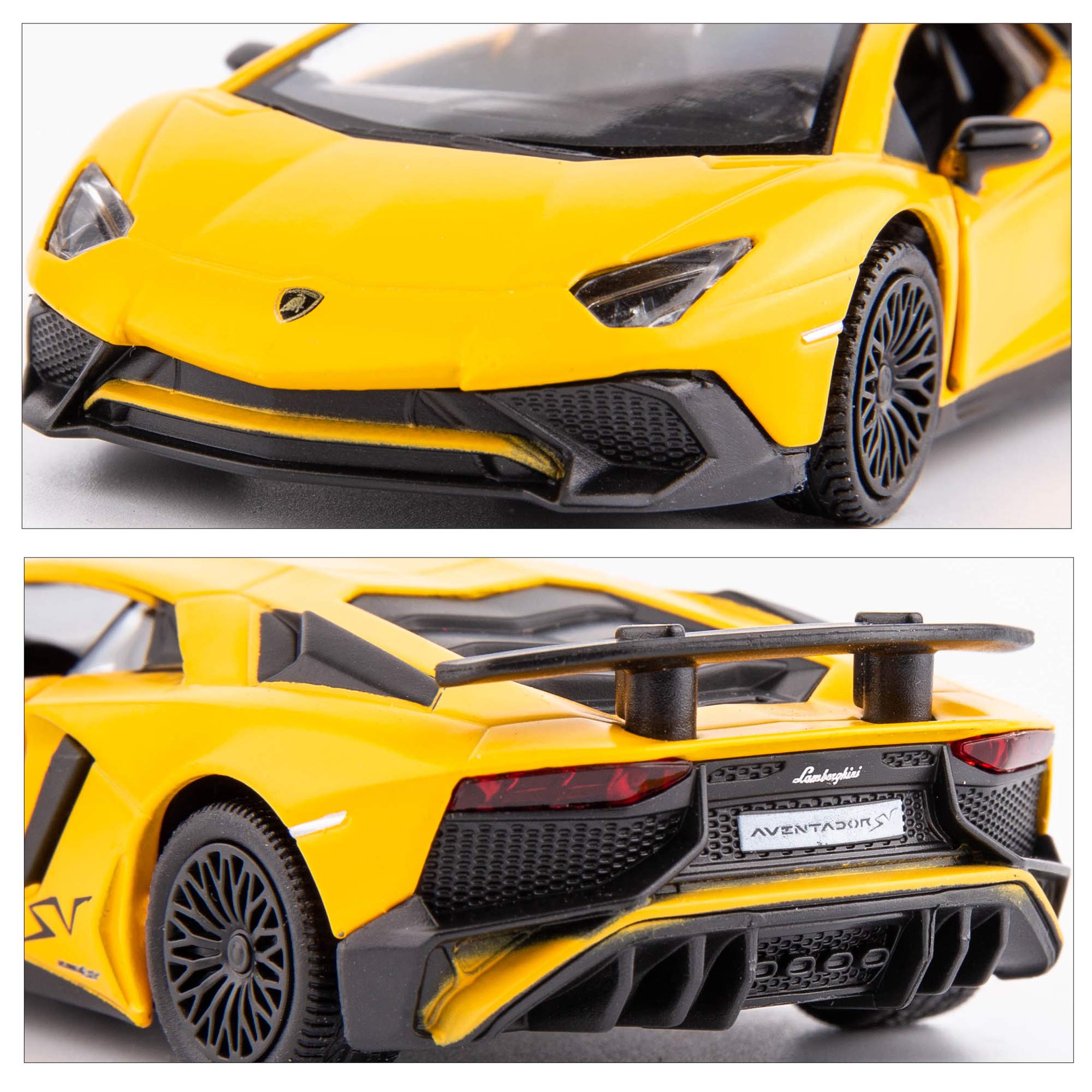 Modellino Lamborghini Aventador In Lega Di Zinco 1:36 - Auto Giocattolo Con Porte Apriibili, Verde - Foto 13