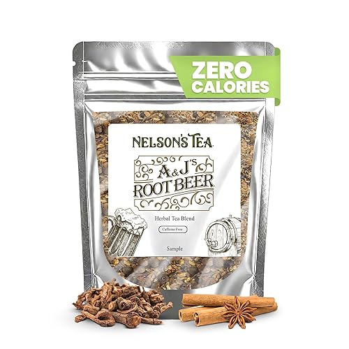 Miniatura 7 de Nelson's Tea A&J's Root Beer - Té de hojas sueltas de raíz de zarzaparrilla, una mezcla armoniosa de ingredientes sabrosos como zarzaparilla, raíz