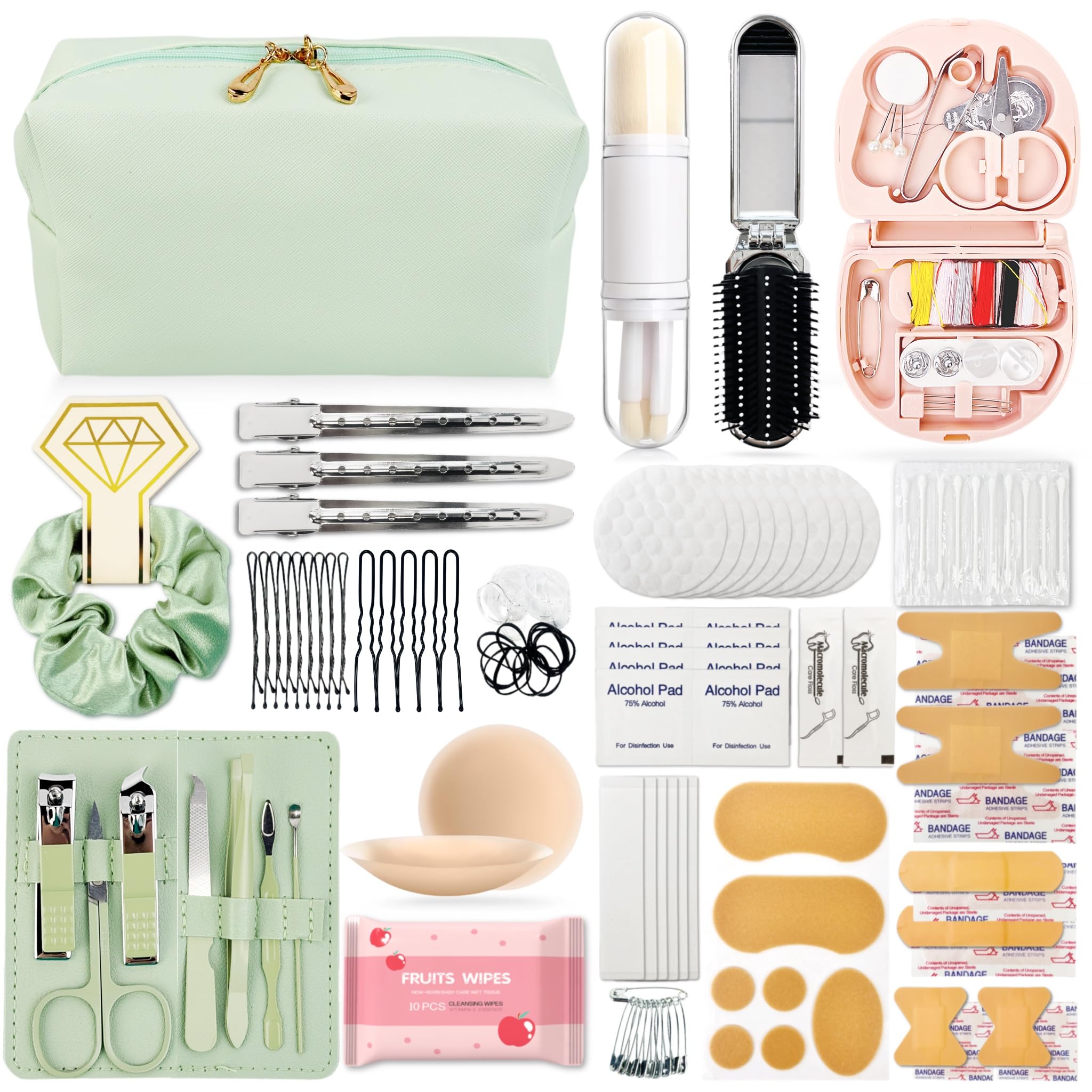 ARK Survivor Women's Wedding Emergency Kit 39 Essential Items for Brides Team Bride All in One Travel Kit Personal Care Women's Travel Set