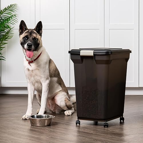 Miniatura 10 de Iris Almond and Clear - Recipiente hermético para almacenamiento de alimentos para mascotas