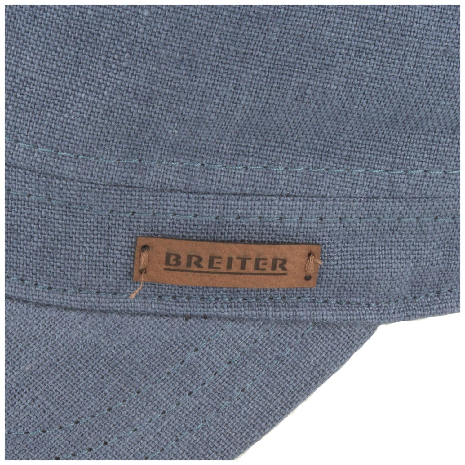 Breiter Berretto militare in 100% lino, da uomo, da donna