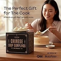 Vista 4 de Cooking Gift Set Co. - Juego de bolas de masa hervida de bambú para cocinar con agar, rodillo, cuchara, forros, recetas y video paso a paso